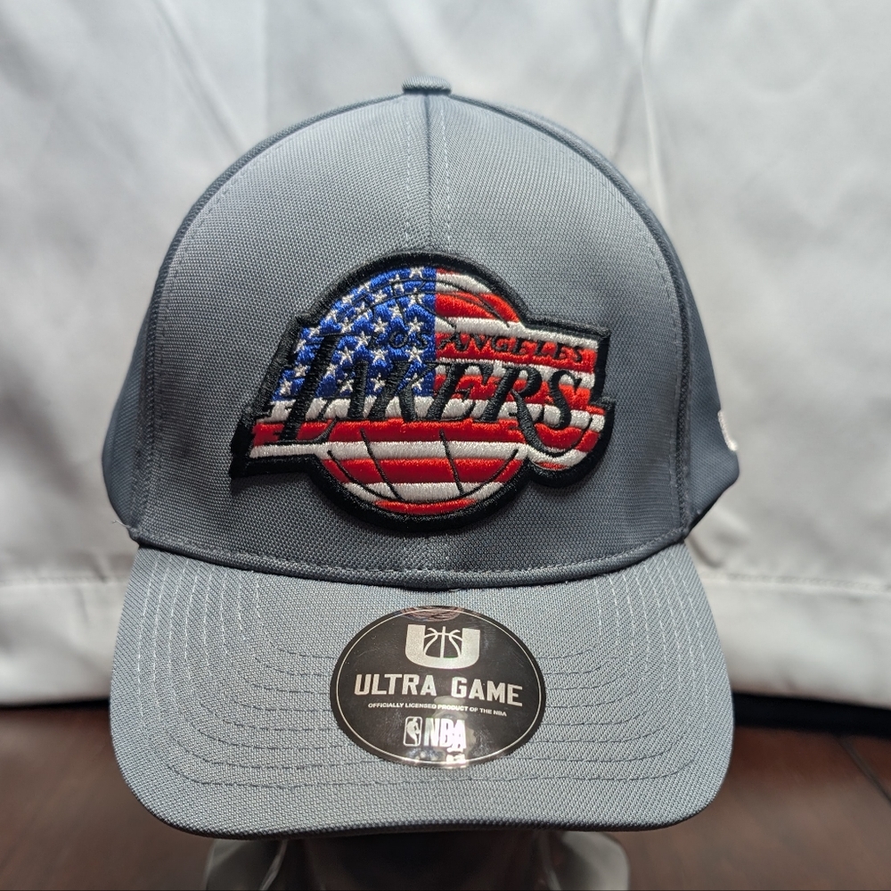 Los Angeles Lakers Ultra Game Patriotic NBA Fitted Hat